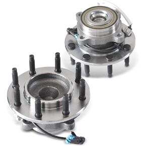 Pair 2WD Front Wheel Hub and Bearing Assembly 515059 for 2003-2017 Chevy Express 3500 Express 2500 V8