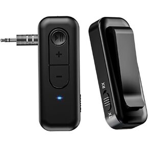 AMANKA Bluetooth Transmitter for TV Audio Bluetooth Adapter for Stereo Receiver Bluetooth Transmitter Receiver 2 in 1 Aux Bluetooth Adapter Low Latency for TV Laptop PC Wireless Headphones Speakers in Kuwait