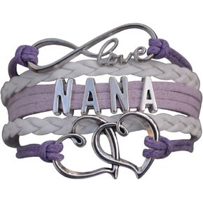 Infinity Collection Nana Bracelet, Nana Jewelry- Gift for Grandma, Adjustable Bracelet for Her in Kuwait
