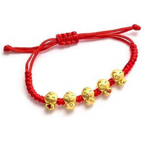 1-3Pcs Handmade Braid 2025 New Year Lucky Snake Red String Bracelet Chinese Zodiac Animal Feng Shui Snake Charm Rope Adjustable Bracelet for Women Jewelry