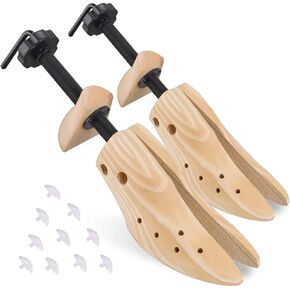 XYH Shoe Stretcher,Pair of Wooden Shoe Stretcher for Women and Men Adjustable in Length and Width.