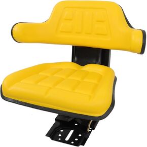 WFLNHB Yellow Tractor Seat Wrap Around Style Replacement for John Deere 1020, 1530, 2020, 2030, 2040 2240Q