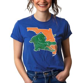 Florida College Football Unisex T-Shirt | Premium Cotton Tshirt | Ideal for Sports & Casual Wear (True Royal)