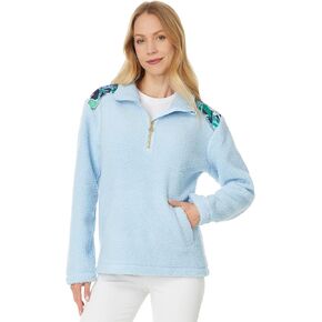 Lilly Pulitzer Women's Wallen Sherpa 1/2 Zip