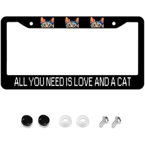I Finished Last in My Fantasy Football League-Aluminum Licenses Plate Frames, Metal License Cover Pink Front with 2 Holes, Car Tag Frame for Women Men