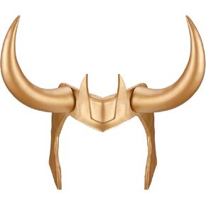 Superhero Helmet Detachable Horns Movie Thor Ragnarok Norse Mythology Crown Mask Cosplay Adult Halloween Costume Party Prop (Supervillain Horns 2)