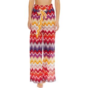 Trina Turk Portofino Pants, Casual, Wide Leg, Beach Cover Ups for Women