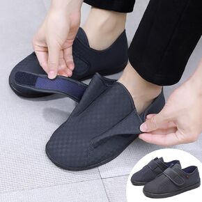 Diabetic Shoes for Edema Plantar Fasciitis Arthritis Swollen Feet Fattening and Widening Elderly Shoes Men