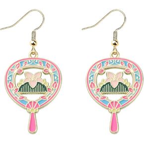 WSNANG Mulan Inspired Gift Mulan's Hair Comb Earrings Heroine Mulan Jewelry Princess Warrior Cosplay Gift