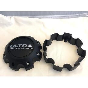 Matte Black Ultra Wheel Center Hub Cap for Ultra Motorsports 89-9780 89-9782
