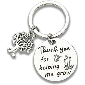 Thanksgiving Gifts Teacher Keychain Gift for Mentor Teacher Nanny Gift Preschool Teacher Babysitter Gift Key Chain