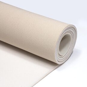 Auto Headliner Fabric 58" L × 60" W with Foam Backing - Tube Packaging - Beige Interior Replacement Material for Car/Truck/SUV/RV Roof - Home Repair/DIY Headliner Material