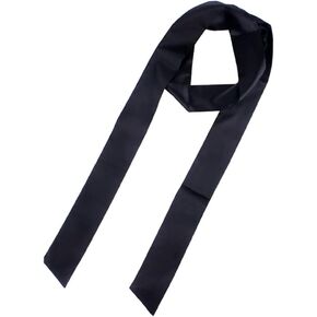 Black Satin Ribbon Belt Long Sash Belt Wedding Dress Belt Bridal Waist Belt Robe Belt Replacement Special Occasion Accessories for Women Girls Women's Belts