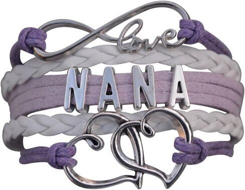 Infinity Collection Nana Bracelet, Nana Jewelry- Gift for Grandma, Adjustable Bracelet for Her in Kuwait