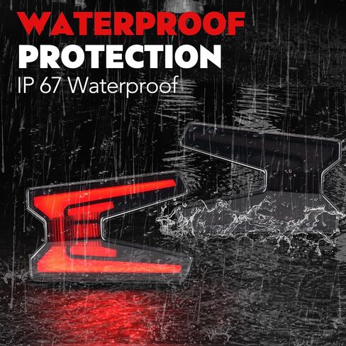 A & UTV PRO LED Tail Lights for Kawasaki KRX 1000 2020-2024 2025, Rear Brake Taillights Stop Lamps for Kawasaki KRX4 1000 2020-2024 2025 Assembly Accessories, Replace OEM # 23024-0005, Smoked, 2PCS in Saudi Arabia