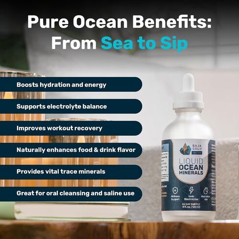 Baja Gold Liquid Ocean Minerals, 4 Fl. Oz. Tincture in Saudi Arabia
