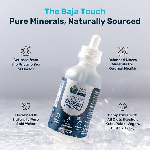 Baja Gold Liquid Ocean Minerals, 4 Fl. Oz. Tincture in Saudi Arabia
