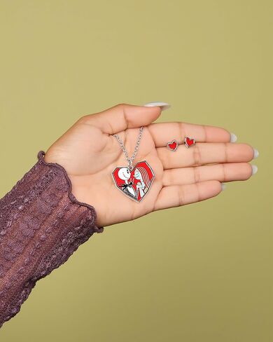 Disney The Nightmare Before Christmas Womens Necklace and Earrings Set Jewelry Set - Jewelry Sets for Women in Saudi Arabia