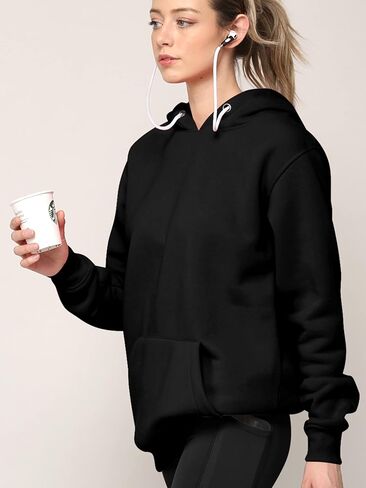 Made By Johnny Women's Active Casual Zip-up Hoodie Jacket Long Sleeve Comfortable Lightweight Sweatshirt in Saudi Arabia