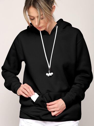 Made By Johnny Women's Active Casual Zip-up Hoodie Jacket Long Sleeve Comfortable Lightweight Sweatshirt in Saudi Arabia