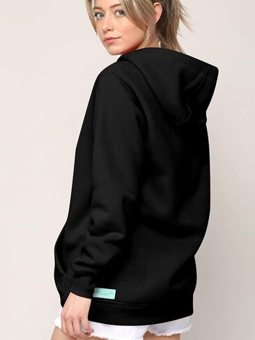 Made By Johnny Women's Active Casual Zip-up Hoodie Jacket Long Sleeve Comfortable Lightweight Sweatshirt in Saudi Arabia