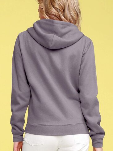 Made By Johnny Women's Active Casual Zip-up Hoodie Jacket Long Sleeve Comfortable Lightweight Sweatshirt in Saudi Arabia