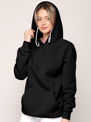 Made By Johnny Women's Active Casual Zip-up Hoodie Jacket Long Sleeve Comfortable Lightweight Sweatshirt in Saudi Arabia