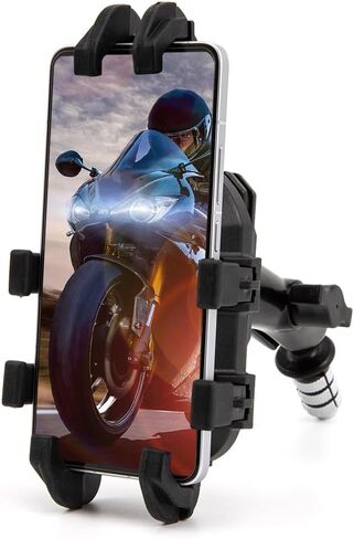 Motorcycle Phone Mount fit for Fork stem Hole 12mm -25mm for GSX-R750 CBR954RR VFR 800 Nin-ja 650 Phone Holder (Type B) in Kuwait