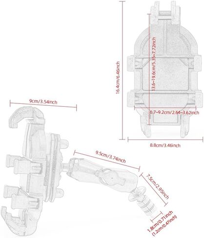 Motorcycle Phone Mount fit for Fork stem Hole 12mm -25mm for GSX-R750 CBR954RR VFR 800 Nin-ja 650 Phone Holder (Type B) in Kuwait