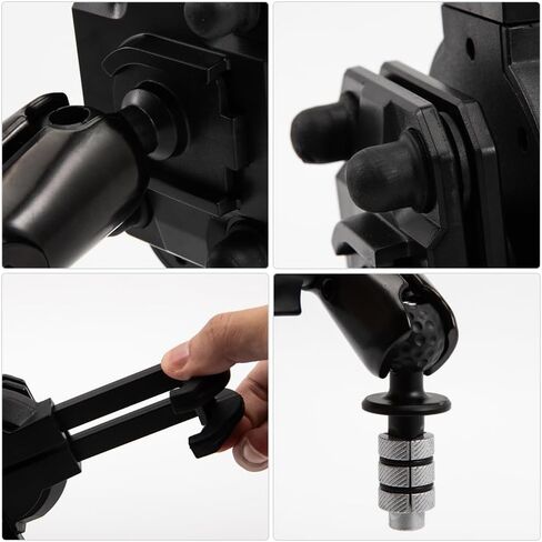 Motorcycle Phone Mount fit for Fork stem Hole 12mm -25mm for GSX-R750 CBR954RR VFR 800 Nin-ja 650 Phone Holder (Type B) in Kuwait