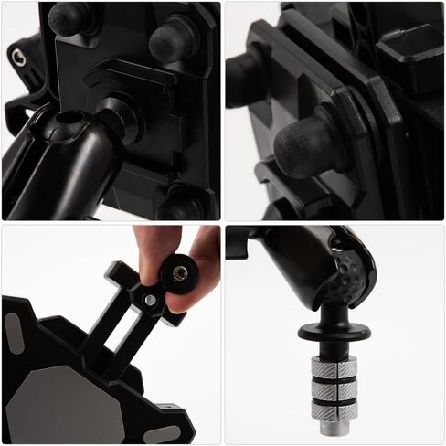 Motorcycle Phone Mount fit for Fork stem Hole 12mm -25mm for GSX-R750 CBR954RR VFR 800 Nin-ja 650 Phone Holder (Type B) in Kuwait
