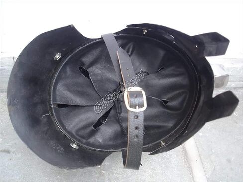 خوذة AnNafi® Gladiator Maximus Arena | خوذة رجالي يمكن ارتداؤها في العصور الوسطى بالحجم الكامل + خوذة باربوتا خوذة فارس تمبلر الصليبية in Kuwait