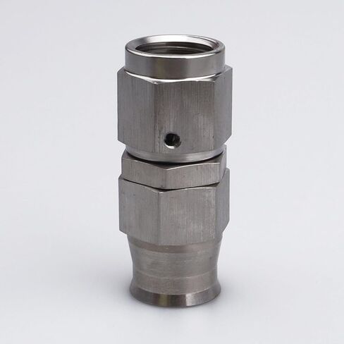 AC PERFORMANCE Stainless Steel 90 Degree Swivel Female -3 AN 3/8 x 24 Thread to AN3 PTFE Hose End Brake Fitting For Teflon Hose with Brass Olive Insert in Saudi Arabia