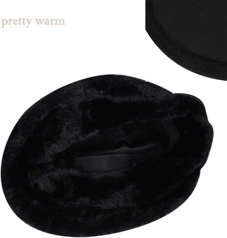 Women Fashion Bucket Girl Winter Floppy Hat Packable Fisherman Hat Casual Flat Bucket Warm Windproof Outdoor Headwear in Kuwait