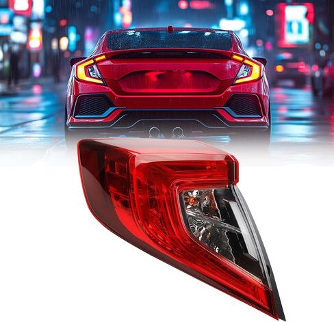 Dasbecan Outer Taillight Right Side Tail Lamp Compatible with Honda Civic Sedan 2016 2017 2018 2019 2020 Replace HO2805110 33500-TBA-A01 Brake Taillight in Saudi Arabia