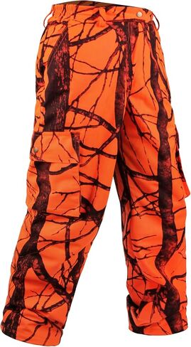 GUGULUZA Hunting Pants for Men, Silent Hunting Pants with Fleece Lining, Water Resistant Camo Clothes for Deer Hunting in Saudi Arabia
