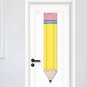 Classroom Door Window Cover, Pencil Shaped Curtains,Glass Window Covering,Blackout Lockdown Shades,Darkening Blackout Roller Shades for School Office Class Room Decor