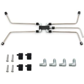 AN4 Fuel Brake Line,LS Coolant Crossover Steam Vent Kit Fit for LS1, LS2, LS3, LS6, LS7, LS9, LSX
