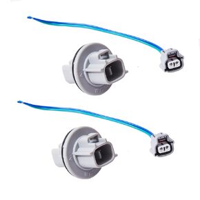 Turn Signal Light Bulb Holder Lamp Socket Wiring Harness Adapter Replacement for Toyota Highlander Prius Tacoma, 2 Pair 9007560028