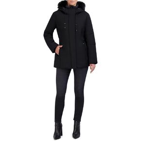 Cole Haan womens Cold Weather Water Resistant Stretch Twill Coat