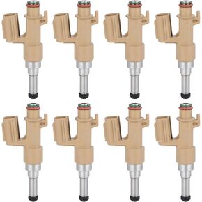 8 Pcs SCITOO 12 Holes Fuel Injectors Fit for for 2007 Toyota Tundra|for 2008 Toyota Tundra| 23250-3810/23209-09110/23209-39135/FJ1085