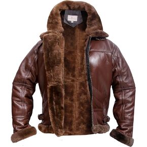 B3 Bomber Jacket Aviator Real Shearling B3 Bomber Jacket Winter