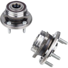 KUSATEC 513324 Front 2PCS Wheel Bearing and Hub Assembly Compatible with Jeep Grand Cherokee 2011-2019, Dodge Durango 2011-2020, 5 Lug w/ABS