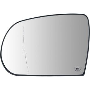 Left Driver Side Mirror Glass Replacement For 2014-2019 Jeep Cherokee 2017-2021 Jeep Compass-For Jeep Cherokee Jeep Compass Side Mirror With Blind Spot Detection System