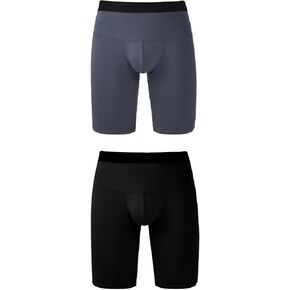 Men's Plus Size Sports Boxer Briefs Modal Underwear Anti-chafing, Elongated