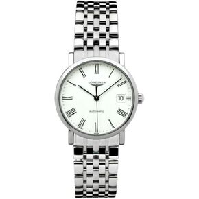 Longines Elegant White Dial Automatic Ladies Steel Watch L4.809.4.11.6