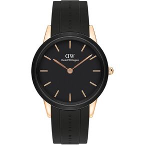 Daniel Wellington Iconic Watch Rose Gold Rubber