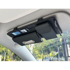 Car Sun Visor Accessories Sunglasses Holder Napkin Box Business Card Holder Pencil case Multi-Functional Storage in Saudi Arabia