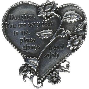 Cathedral Art Heart Visor Clip, Daughter