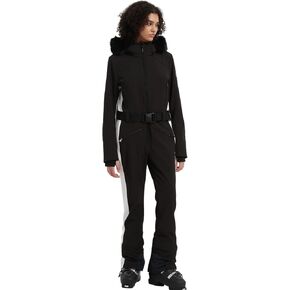 BGX Bluemagic Women Ski Suit One Piece Snowsuit Snowboard Slim Fit Insulated Jumpsuit Waterproof Windproof Winter Sports Warm